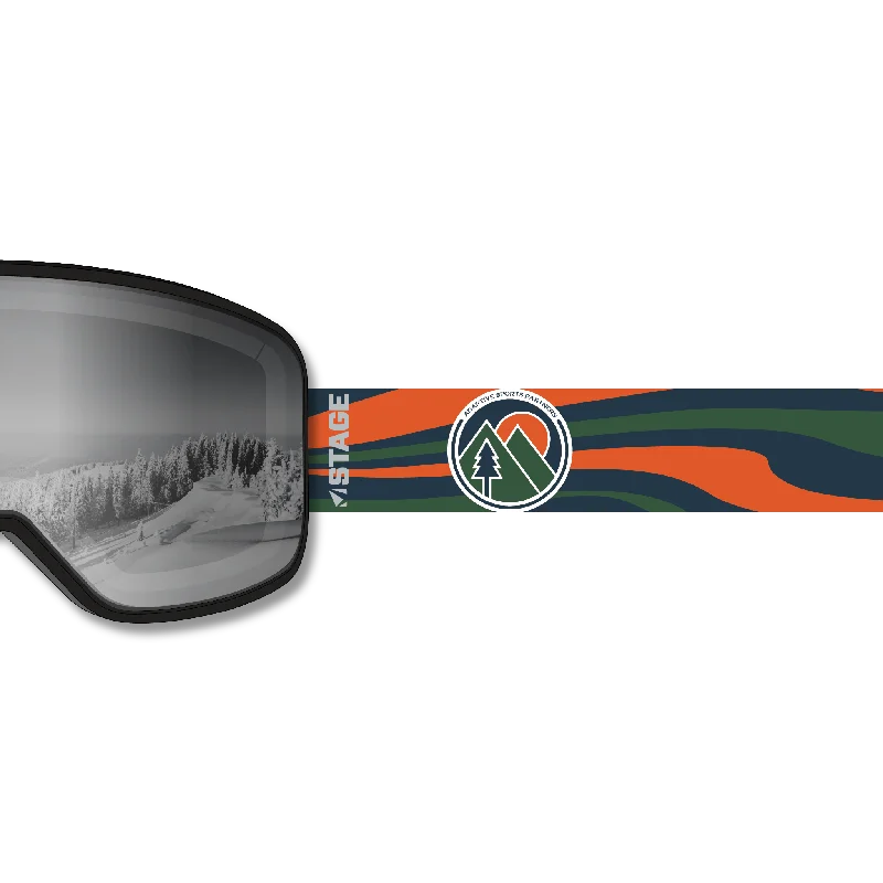 Unbeatable Prices Adaptive Sports Partners Prop Ski Goggle - Mirror Chrome Smoke Lens