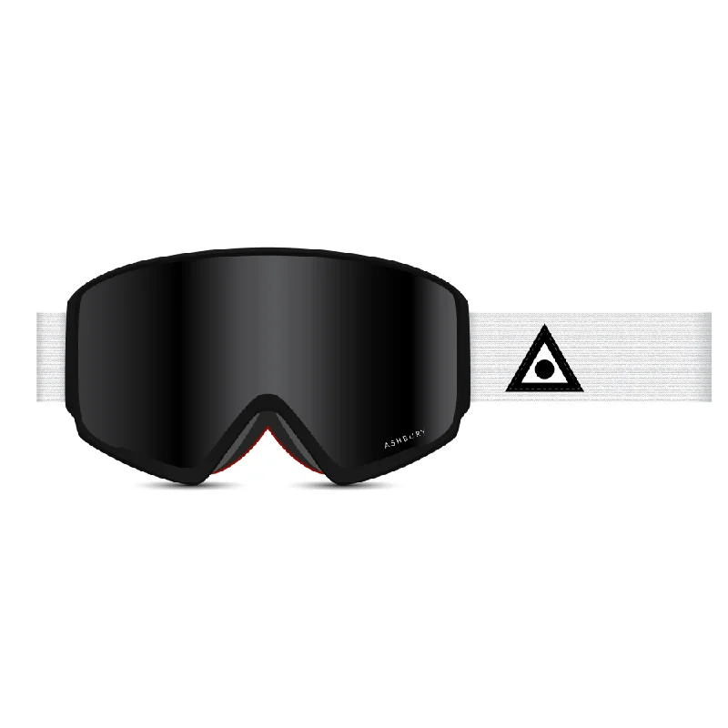 White Triangle- Dark Smoke Lens