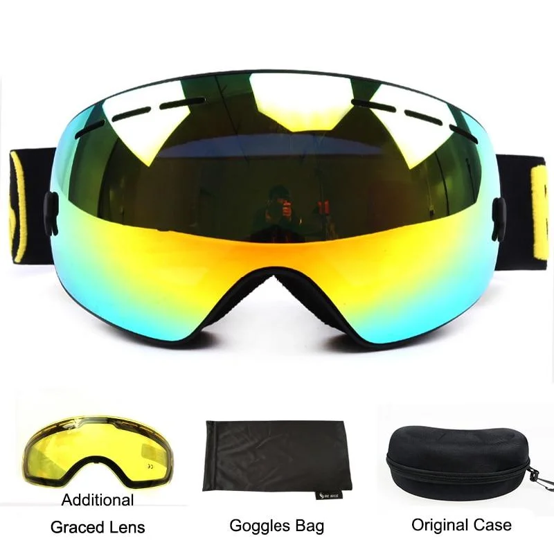 Special Offer BE NICE Anti Fog Ski Goggles - Frameless