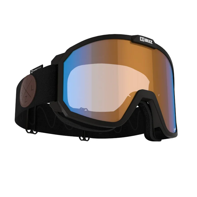 Weekend Discounts to Celebrate Bliz Ski Goggles - Rave 14 - Black with Coral Blue Nordic Light Cat1 Nano Optics Lenses