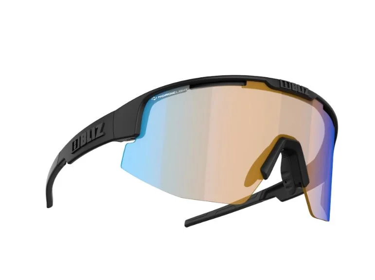 Quick Sale Bliz Matrix Sunglasses - Matt Black w blue - Cat 1