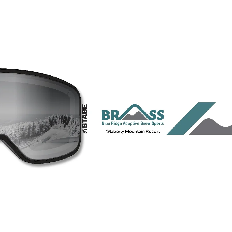 The Best Prices BRASS Prop Ski Goggle - Mirror Chrome Smoke Lens