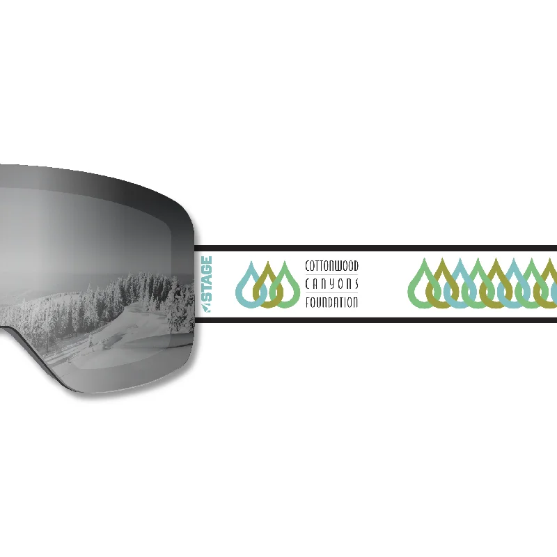 Mega Deal Cottonwood Canyons Foundation Frameless Prop Ski Goggle - Mirror Chrome Smoke Lens Mega Deal Cottonwood Canyons Foundation Frameless Prop Ski Goggle - Mirror Chrome Smoke Lens