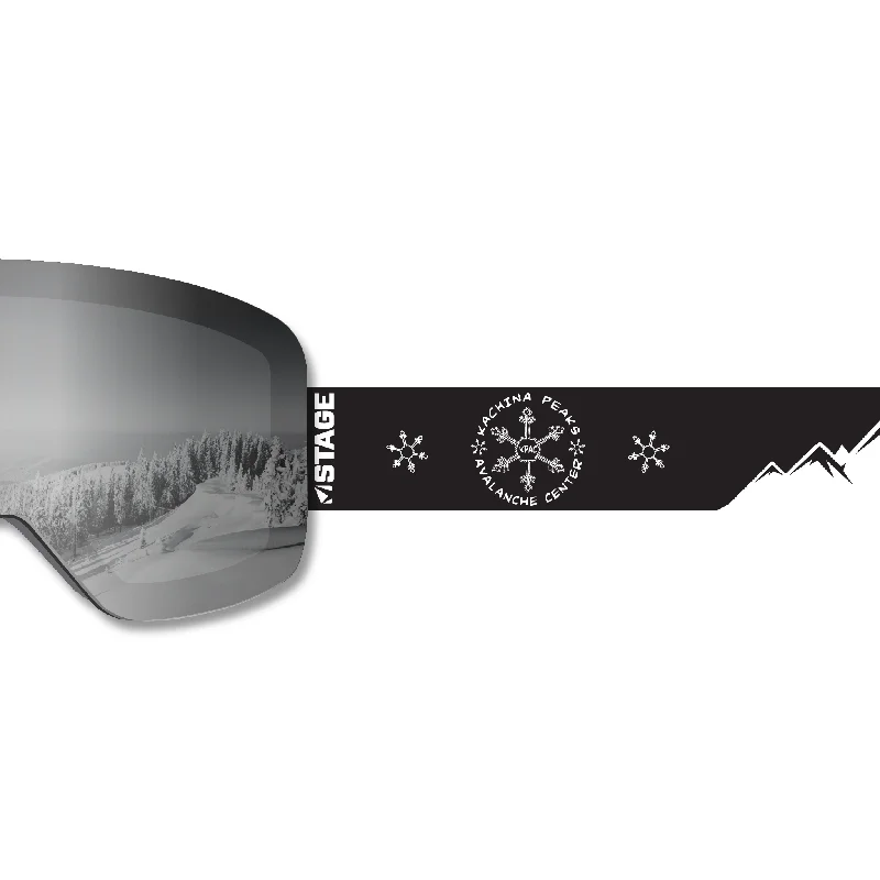 Instant Savings Kachina Peaks Avalanche Center Frameless Prop Ski Goggle - Mirror Chrome Smoke Lens Instant Savings Kachina Peaks Avalanche Center Frameless Prop Ski Goggle - Mirror Chrome Smoke Lens