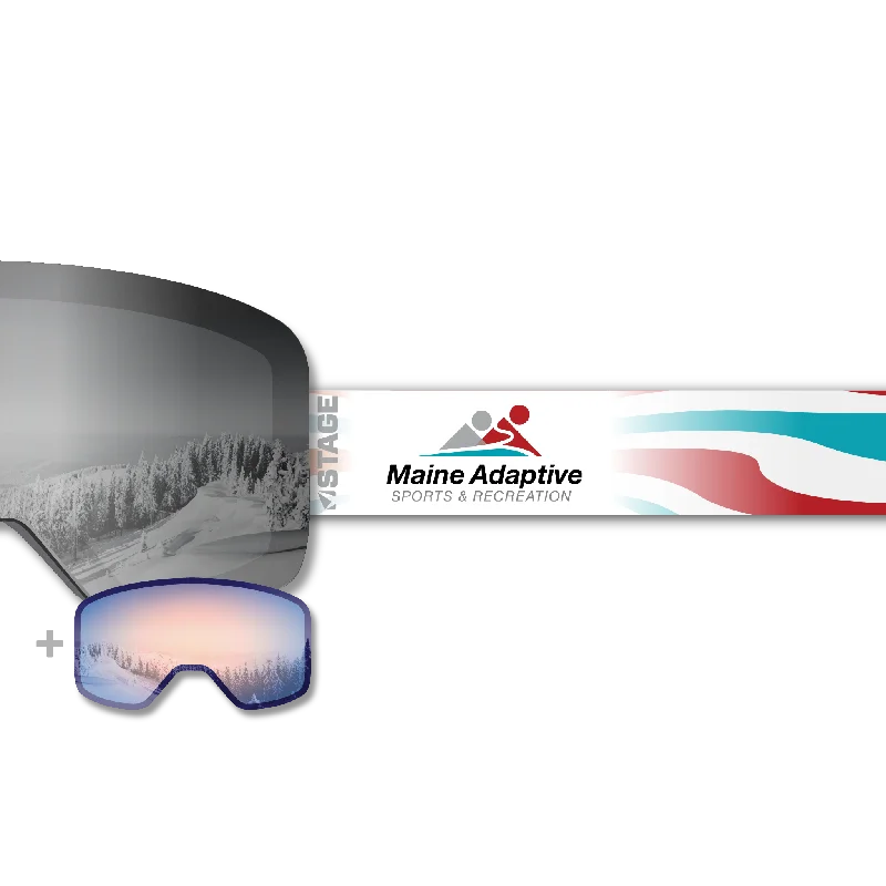 Weekend Deal Maine Adaptive Propnetic - Magnetic Ski Goggle + Bonus Lens