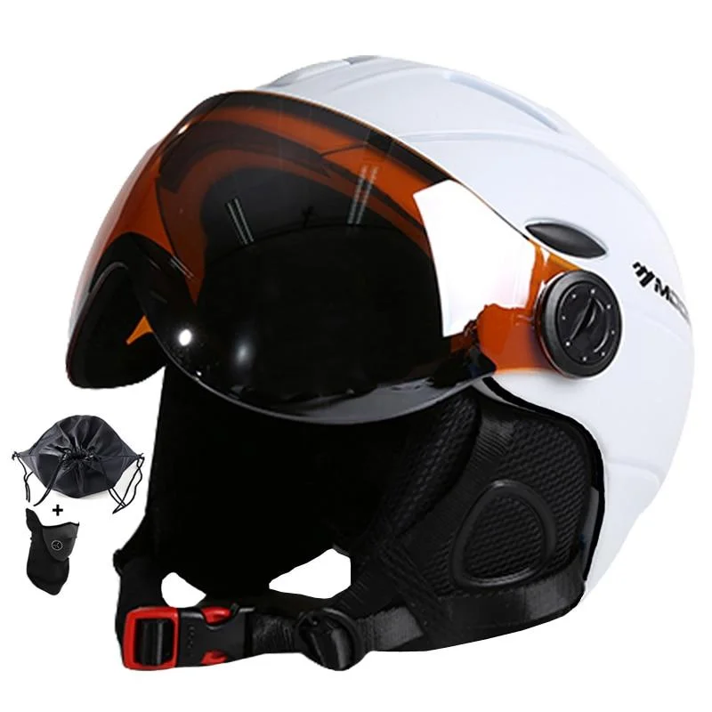 Special Savings MOON Goggles Ski Helmet With Visor