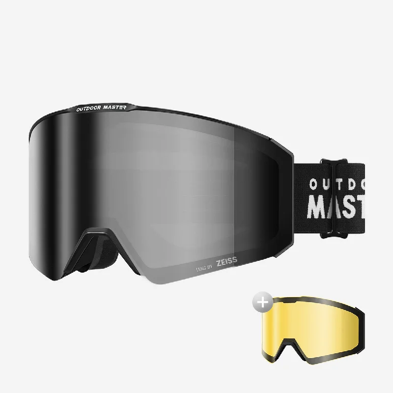 Black Frame VLT 12.93% Zeiss Dark Smoke + VLT 91% Yellow Lens