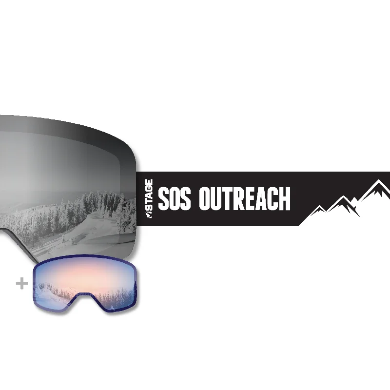 Online Exclusive SOS Outreach Propnetic - Magnetic Ski Goggle + Bonus Lens