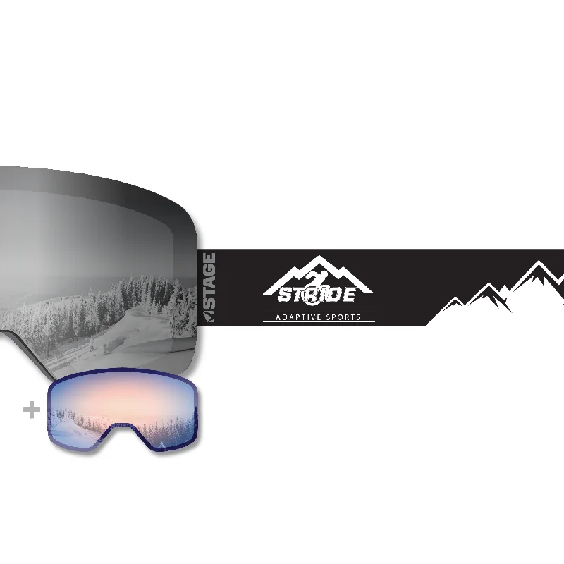 Seasonal Clearance STRIDE Propnetic - Magnetic Ski Goggle + Bonus Lens