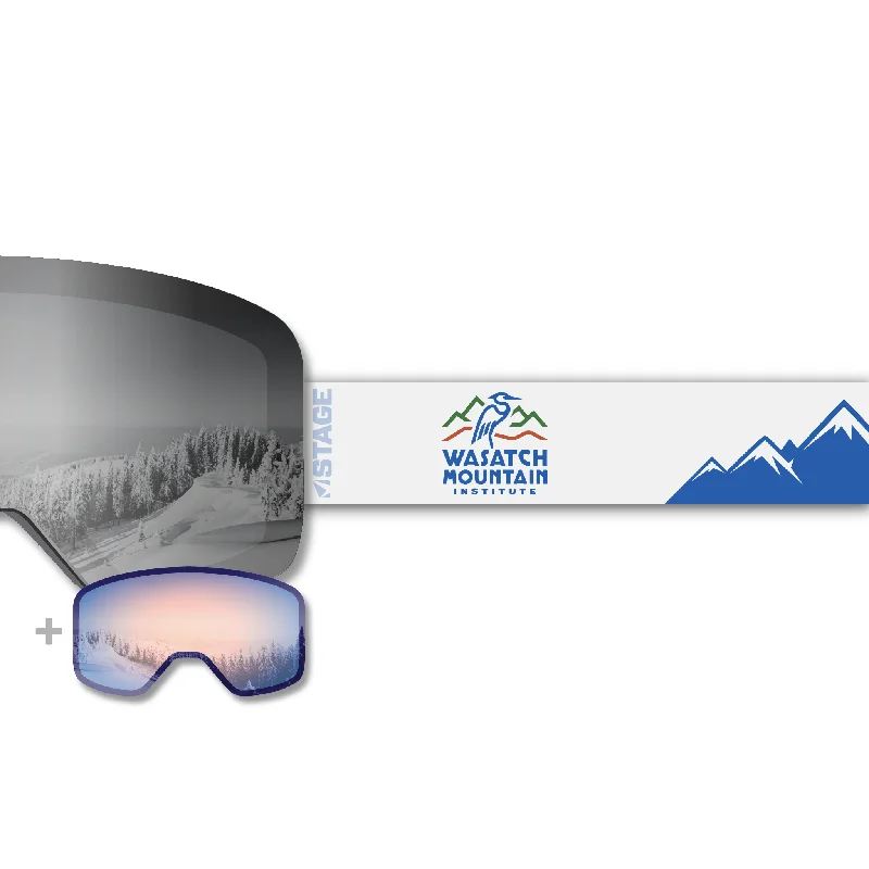 Hurry In Wasatch Mountain Institute Propnetic - Magnetic Ski Goggle + Bonus Lens