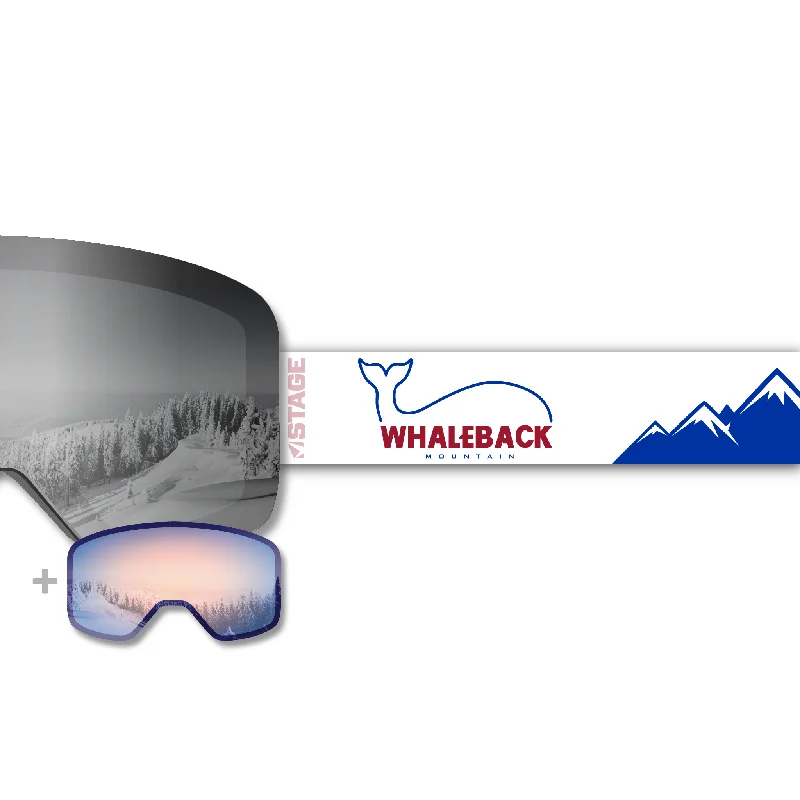 Special Discount Whaleback Mountain Propnetic - Magnetic Ski Goggle + Bonus Lens