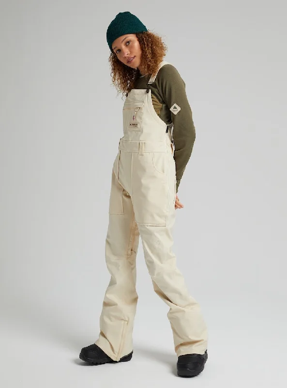 Stock Clearance Burton Avalon Womens Bib Pants Crème Brulee