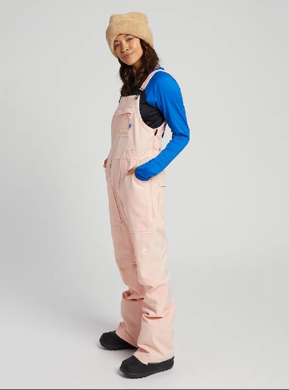 Steals and Deals Burton Avalon Womens Bib Pants Peach Melba