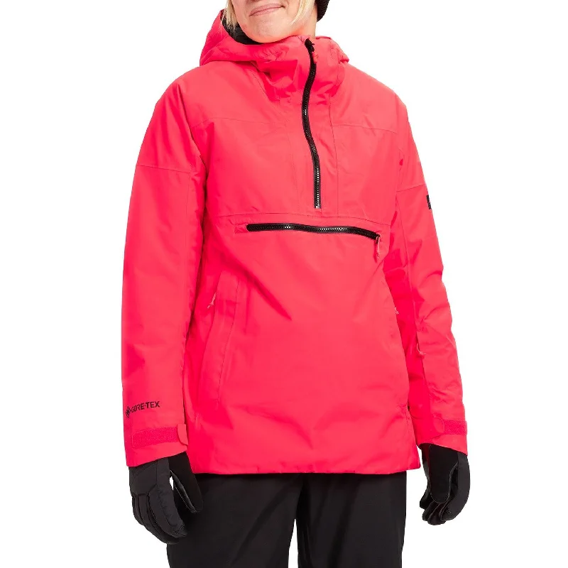 Online Only Burton Pillowline GORE-TEX Womens Anorak Jacket Potent Pink