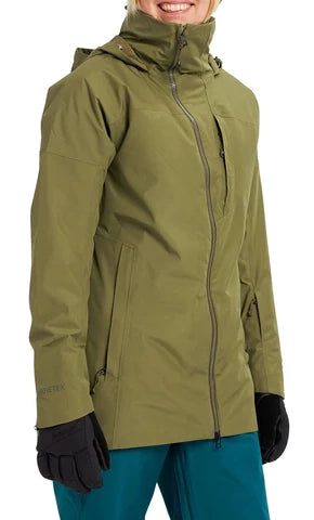 New Deals Burton Pillowline GORE-TEX Womens Jacket Martini Olive