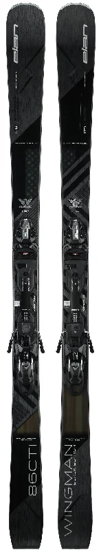 Huge Discounts Elan Wingman 86 Black Edition Skis w/ Bindings 2025