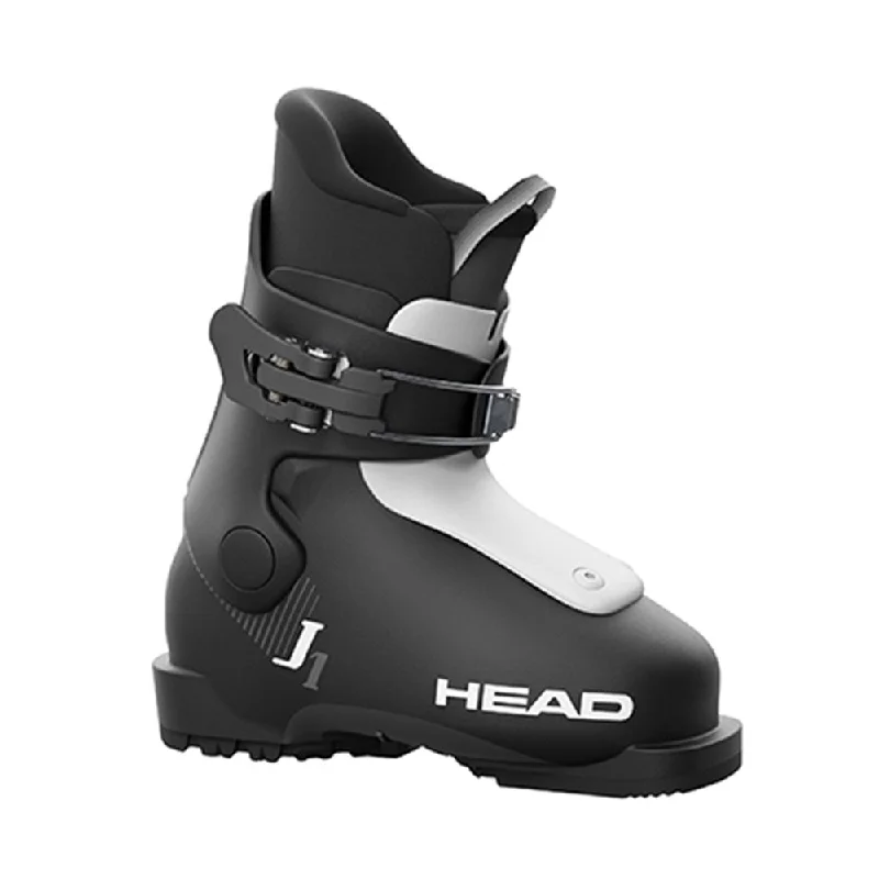Online Deal HEAD JR J1 Ski Boots BLACK / WHITE - 2024
