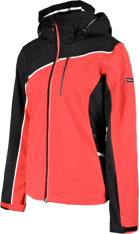 Super Bargain Karbon Opal Jacket Womens Red / Black