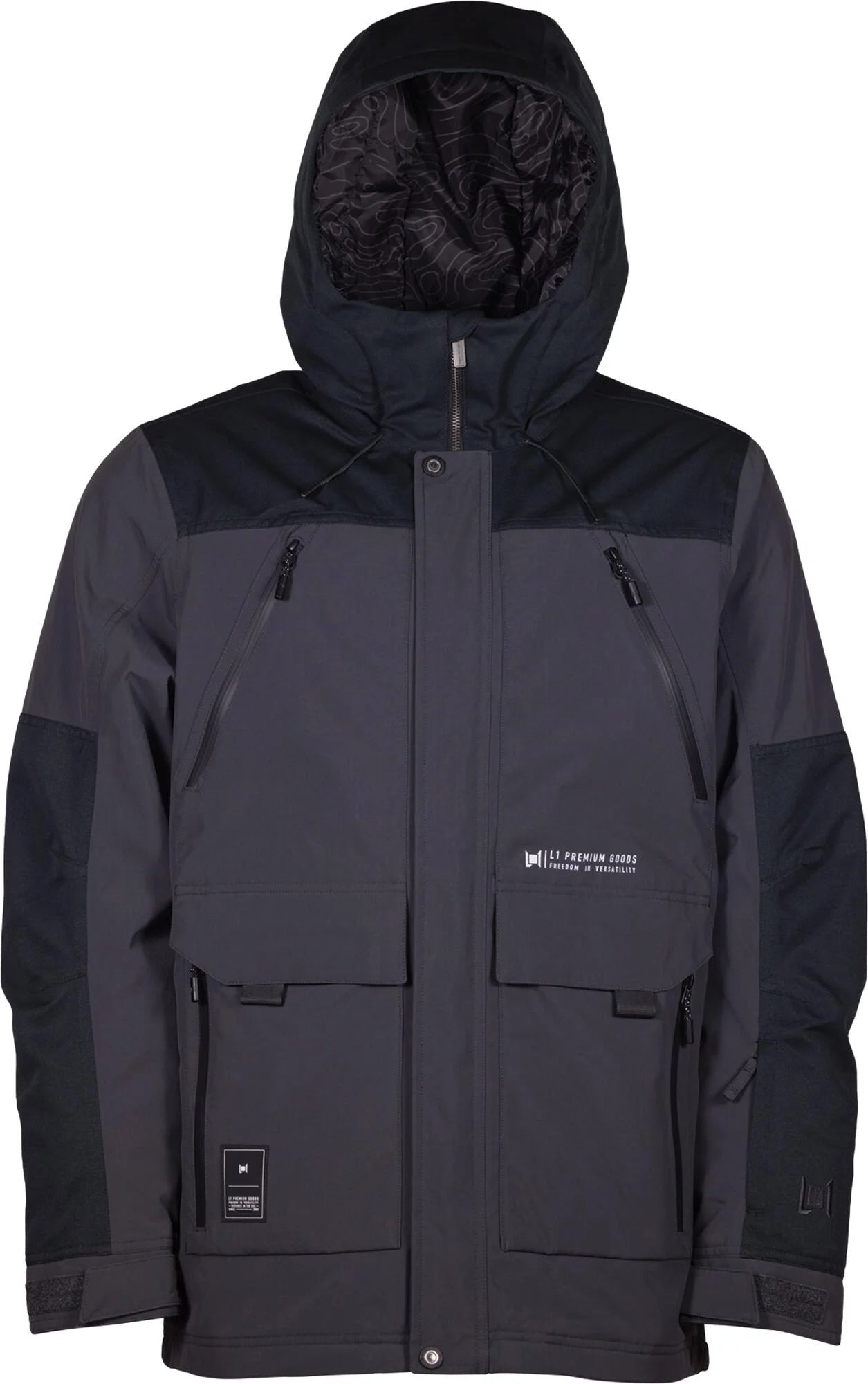 Deal Alert L1 Williams Mens Jacket Phantom / Black