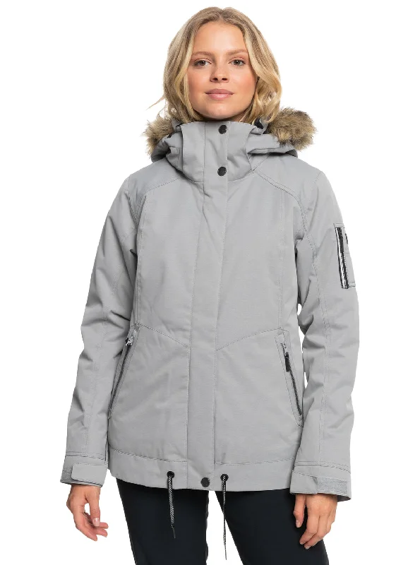 Limited Stock Meade Technical Snow Jacket - Heather Grey