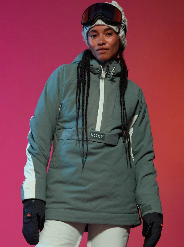 Time-Limited Offer Radiant Lines Overhead Technical Snow Jacket - Dark Forest