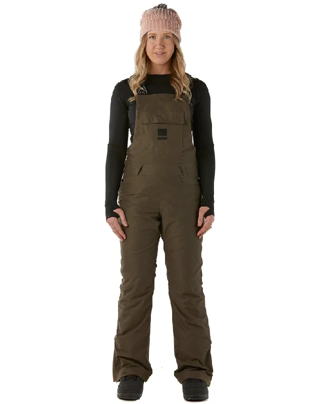 Weekend Steals Await Rojo Snow Day Bib Pants Womens Black Olive