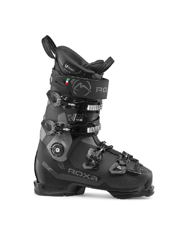 Great Bargain Roxa R-Fit MV 110 Ski Boots - Black/Anthracite | Comfortable and Reliable Performance for Intermediate to Advanced Skiers Great Bargain Roxa R-Fit MV 110 Ski Boots - Black/Anthracite | Comfortable and Reliable Performance for Intermediate to Advanced Skiers