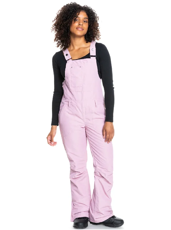 Weekend Deal Roxy Rideout Womens Bib Pants Dawn Pink