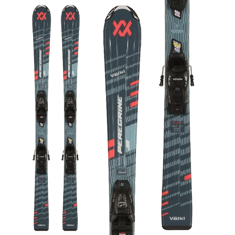 Act Fast Volkl Peregrine Jr Skis + vMotion Bindings 2025 - Boys